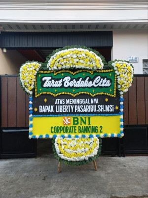 Papan Bunga Duka di Jember