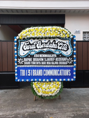 Papan Bunga Duka di Jember